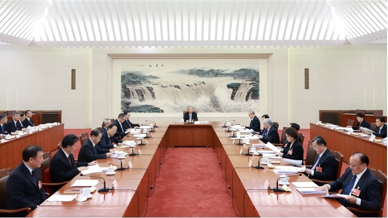 两会受权发布丨十四届全国人大四次会议主席团常务主席第二次会议举行 赵乐际主持